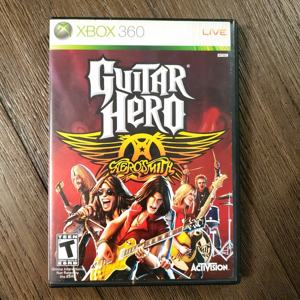 XBOX 360 Guitar Hero Aerosmith Edition video game